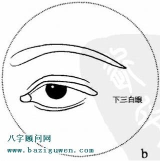 下三白眼