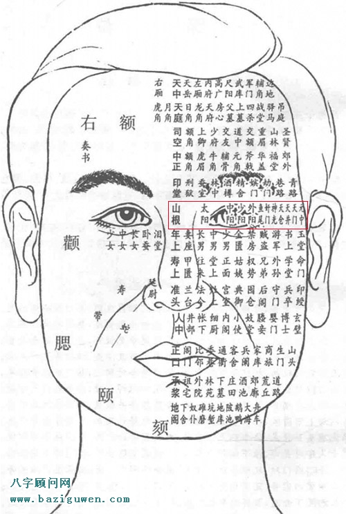 山根在哪，山根蕴含的命理信息有哪些?