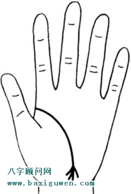 生命线末端分叉有多条叉线