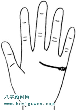 感情线图解感情线的起点比较乱