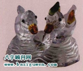 水晶鸳鸯