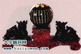 貔貅双旺转动珠