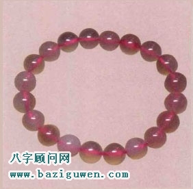 粉玉髓手链
