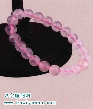 粉水晶手链