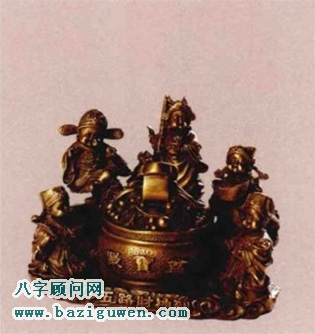 五路财神聚宝盆